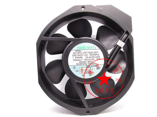1Pc Nmb-Mat 5915Pc-20T-B20-S01 200-240V 23/44W High Temperature Cooling Fan