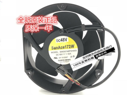 1 Pcs Sanyo 17Cm 9Wg5748P5H003 48V 1.62A 4-Wire Inverter Cooling Fan