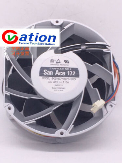 For 1Pc Sanyo 9Gv5748P5H09 Cooling Fan 48V 2.0A 4Pin 17217251Mm
