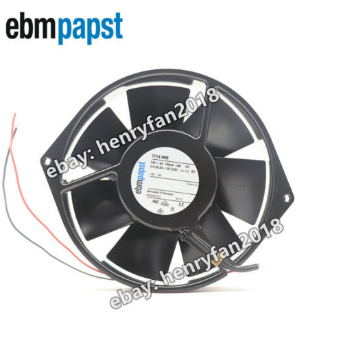 Ebmpapst 7114Nhr Var130 Axial Fan Dc24V 790Ma 19W Cabinet/Inverter Cooling Fan