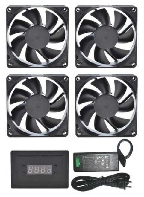 Procool Avp-480T Av Cabinet Cooling Fan System (4 Fans)