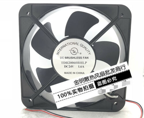 1 Pcs Dc Axial  20Cm Tdr20060Bhlp Dc24V 1.6A Charging Pile Cabinet Cooling Fan