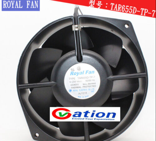 Royal Fan Tr655D-Tp-7 All-Metal High-Temperature Fan 200Vac .29/29W 172150×55Mm