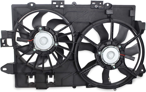 Boxi 621-052 Dual Radiator Cooling Fan Assembly For 2006 2007 2008 Chevy Equinox