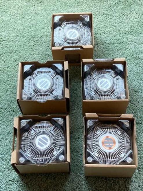 Open Box - (5) Intel Cpu Heatsink And Fan - E97379-001