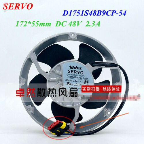 1Pc Servo D1751S48B9Cp-54 Dc48V 2.3A 4-Wire Inverter Cooling Fan