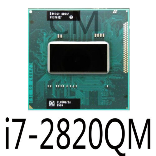 Intel Core I7 2820Qm 8M Cache Quad-Core 2.3Ghz Sr012 Mobile Cpu Processor