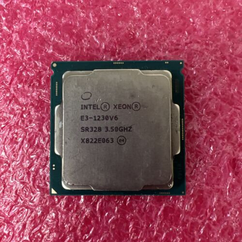 Intel Xeon E3 1230 V6 Sr328 3.5Ghz Kaby Lake 8Mb Cache 1151 Cpu Processor
