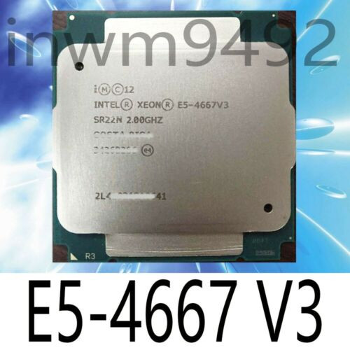 Intel Xeon E5-4667 V3 Sr22N 2.00Ghz 16-Core 40Mb Lga2011-3 135W Cpu Processor