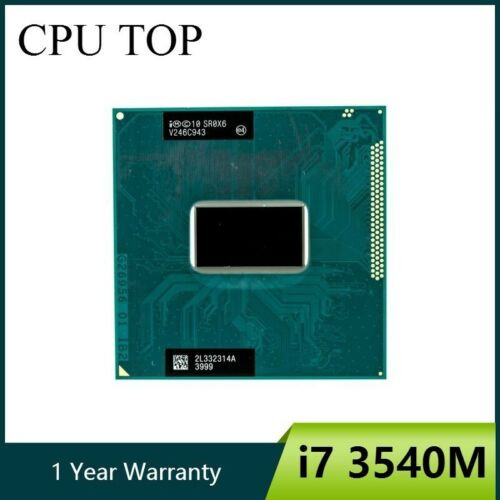 Intel Core I7 3540M Sr0X6 3Ghz Laptop Cpu Socket G2