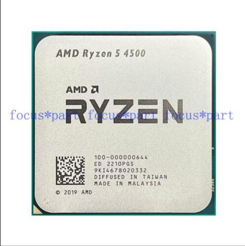 Amd Ryzen 5 4500 3.6 Ghz 6-Core 100-000000644 Socket Am4 Desktop Cpu Processor
