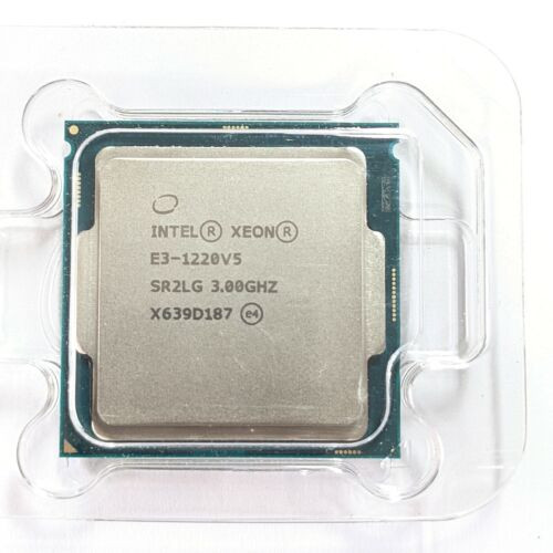 Intel E3-1220 V5 3.0Ghz Processor 4C 8M Lenovo Pn 00Fc899 01Ag052