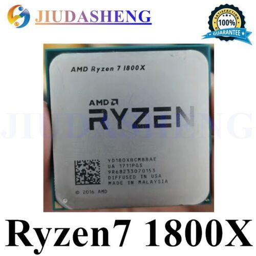 Amd Ryzen 7 1800X R7-1800X 3.6 Ghz 14 Nm 8-Core Socket Am4 Cpu Processors 95W