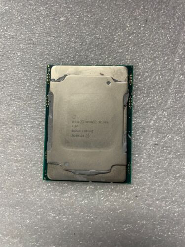 Intel Xeon Silver 4112 2.60Ghz 4-Core 8.25Mb Lga3647 Server Processor Sr3Gn 85W