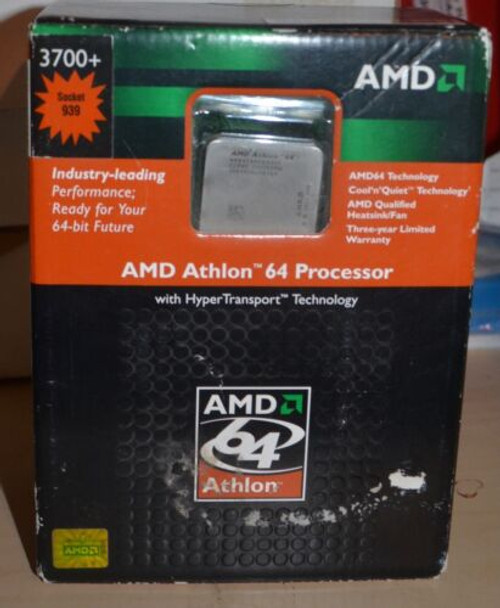 Amd Athlon 3700+ 64Bit Socket 939 B Processor 939B 2.2Ghz New Sealed Retail Box
