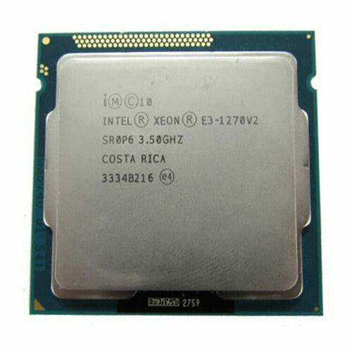Intel Xeon E3-1270 V2 Cpu Quad-Core Sr0P6 3.5 Ghz 8M 5 Gt/S Lga 1155 Processor