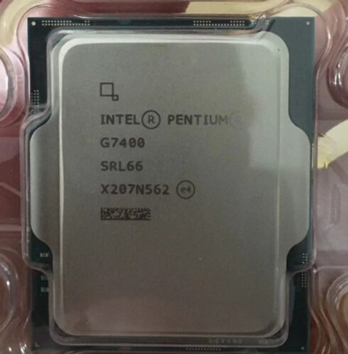 12Th Gen Intel Pentium Gold G7400T Lga 1700 Cpu Processor Dual-Core 3.1 Ghz 35W