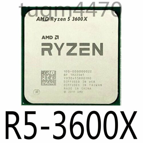 Amd Ryzen 5 3600X R5-3600X 3.8Ghz 6Core 12Thr 32M Socket Am4 Cpu Processor