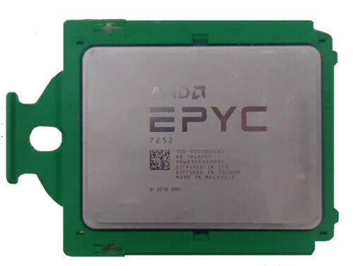 Amd Epyc 7252 Unlocked Cpu 8Core 16Threads 3.1-3.3Ghz L3Cache 64Mb Tdp 120W Sp3