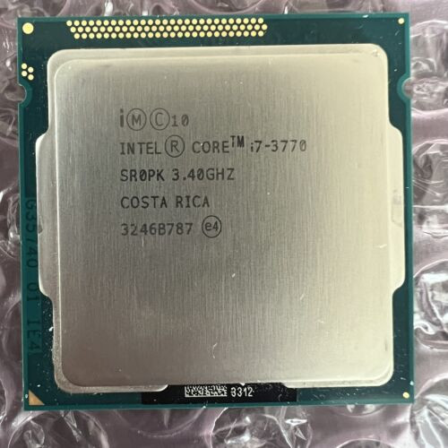Intel Core I7 3770 3.4Ghz 8M Cache Quad-Core Cpu Processor Sr0Pk Lga1155