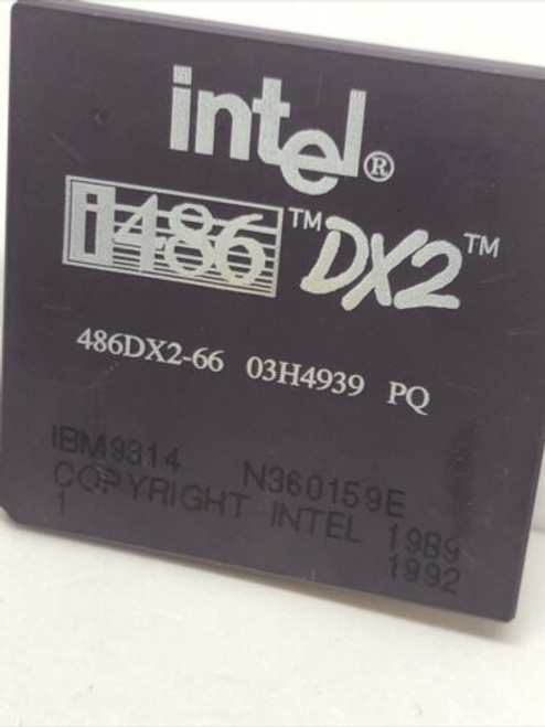 Ibm 03H4939 Intel 486 Dx2-66Mhz 80486Dx2-66 Vintage Ceramic Cpu Es Pq Rare Chip