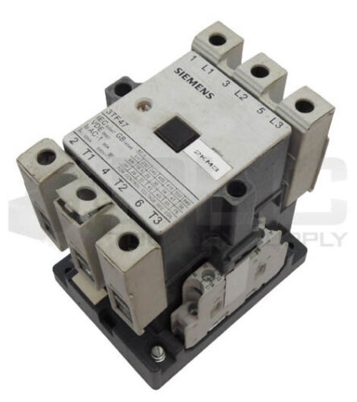 Siemens 3Tf47 22-0Xm0 Ac Contactor 3Tf47 3 Pole Ac-3 90A 50Ka 690V