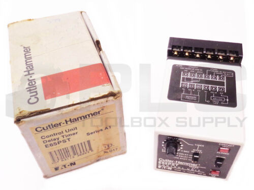 New Cutler-Hammer E65Pst /A1 Control Unit Delay Timer 3A 110/240Vac Nsmp