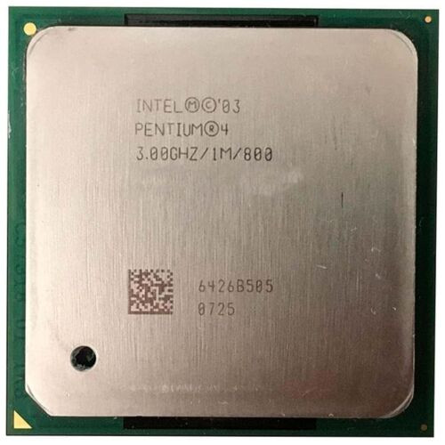 Pc Cpu Pga478 Intel Pentium 4 3,00Ghz Sl7Pm Pga 478 Processor Socket Computer