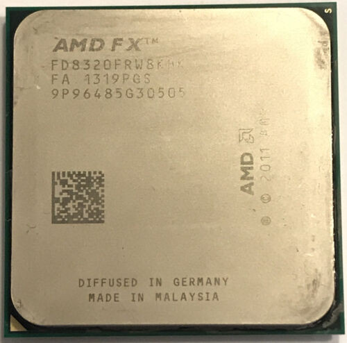 Amd Fx-8320 Eight Core Cpu 3.5 Ghz Desktop Computer Processor Am3+ Socket