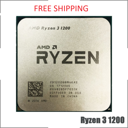 Amd Ryzen 3 1200 R3 1200 Cpu Quad-Core 3.1Ghz 8M Socket Am4 65W Processor