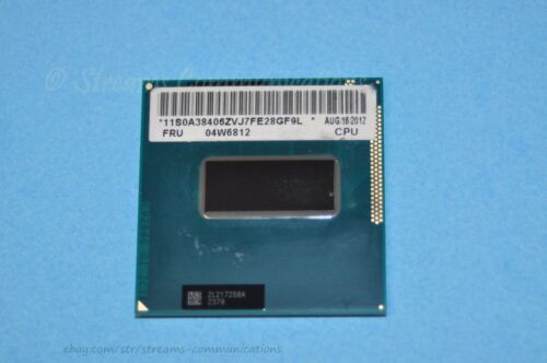 Intel Core I7-3720Qm 2.6Ghz Quad-Core Sr0Ml 04W6812 Laptop Cpu Processor