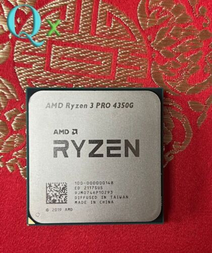 Amd Ryzen 3 Pro 4350G Cpu Processor R3 Pro 4350G 3.8Ghz 4-Core