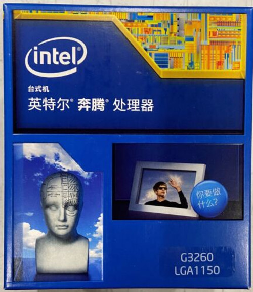 Intel Bxc80646G3260 Sr1K8 Pentium Processor G3260 3M Cache, 3.30 Ghz New