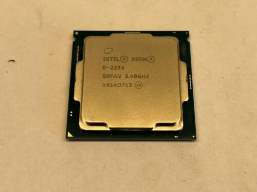 Intel Xeon E-2224 Quad-Core 3.40Ghz 8Mb Lga1151 Processor Srfav