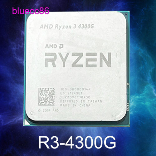Amd Ryzen 3 4300G Am4 Cpu Processor 3.8Ghz Quad Core Desktop