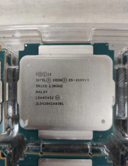 Intel Xeon E5-2699 V3 2.30Ghz 45Mb Lga2011-3 18-Core Cpu Processor Sr1Xd