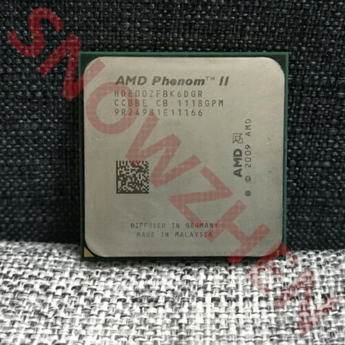 Amd Phenom Ii X6 1100T Cpu Six-Core 3.3Ghz 6M 125W Socket Am3 Processor