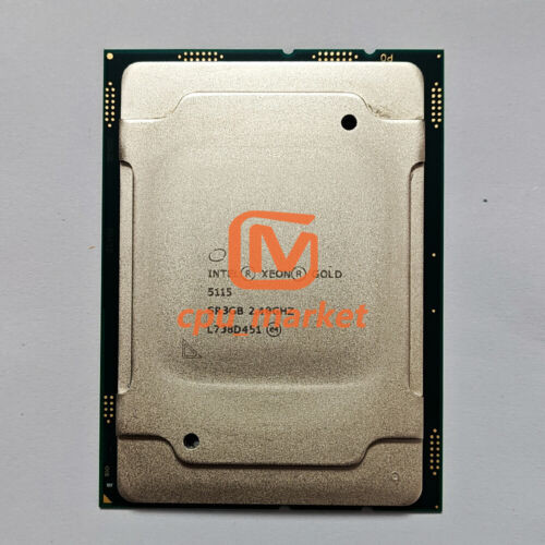 Intel Xeon Gold 5115 Sr3Gb 2.4Ghz 10Cores 20Threads 85W Lga3647 Cpu Processor