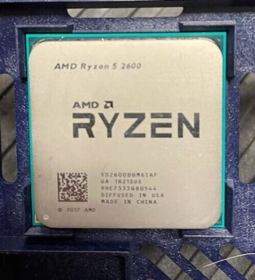 Amd Ryzen 5 2600 6 Core Socket Am4 Desktop Cpu 3.40Ghz Yd2600Bbm6Iaf