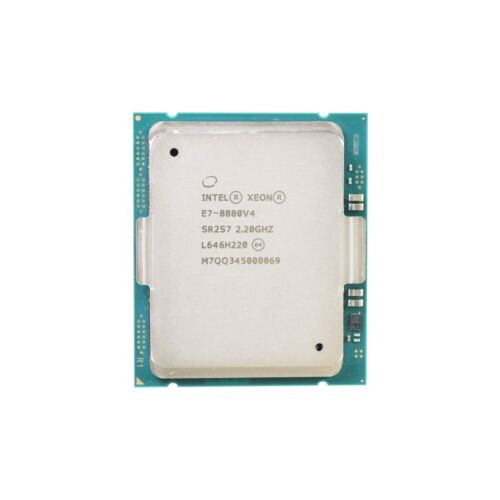 2X Intel Xeon E7-8880 V4 Cpu Processor 22 Core 2.20Ghz 55Mb L3 Cache 150W Sr2S7