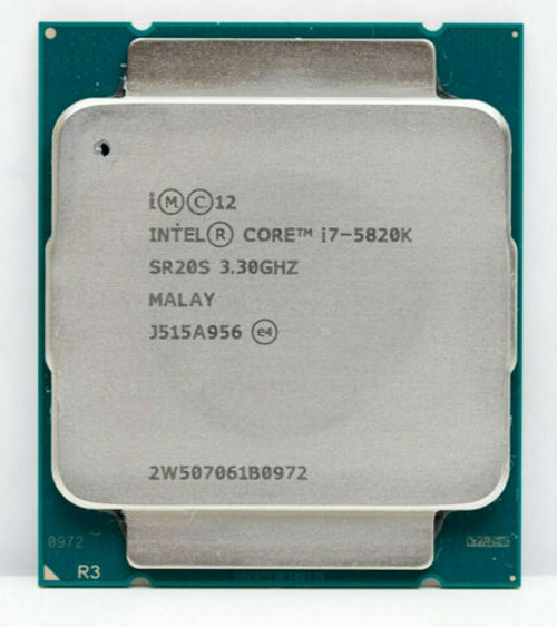 Intel Core I7-5820K Cpu 6-Core 12-T 3.3Ghz 15M Sr20S Lga2011-3 140W Processor