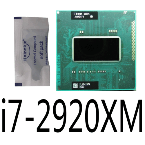 Intel Core I7-2920Xm 2.5G/4 Cores/8M Sr02E Mobile Cpu Processor