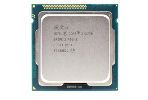 Intel Core I7 3770 Cpu 4Core 3.4Ghz 8M 5.0Gt/S Socket 1155 Sr0Pk 77W