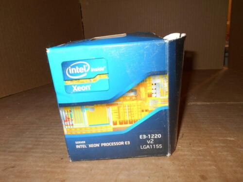 Intel Xeon E3-1220V2 3.1Ghz Quad-Core Processor Nib - Lga 1155 ~