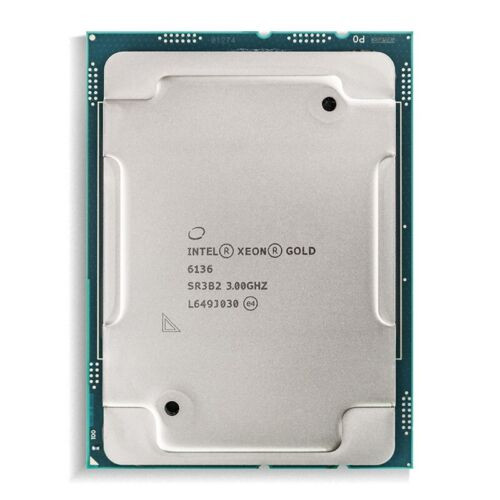 Intel Xeon Processor Gold 6136 Sr3B2 12-Core 3.00Ghz 24.75Mb 150W Cpu