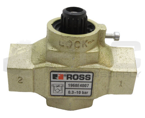 New Ross Controls 1968E4007 Flow Control Valve 0.3-10Bar 3/4"