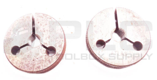 Set Of 2 Atlas M8-1.25-6G Thread Ring Gages Go Pd.2818 Nogo Pd.2773