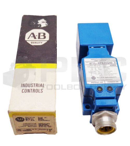 New Allen Bradley 871L-Xpb40Q40 /A Proximity Limit Switch 40Mm 10-30Vdc 400Ma