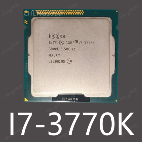 Intel 3Rd I7-3770K 3.50 Ghz 4 Cores 8 Threads Lga-1155 Cpu Processor