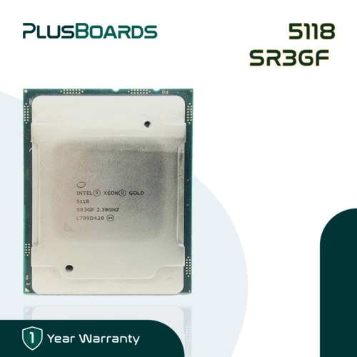 Intel Xeon Gold 5118 Sr3Gf 2.30Ghz 12 Cores 105W 16.5Mb 10.4 Gt/S Cpu Processor